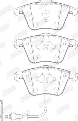 Brake Pad Set, disc brake 573463J - image 2