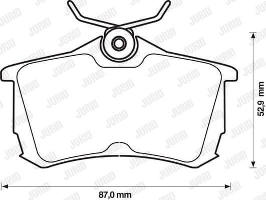 Brake Pad Set, disc brake 572478J