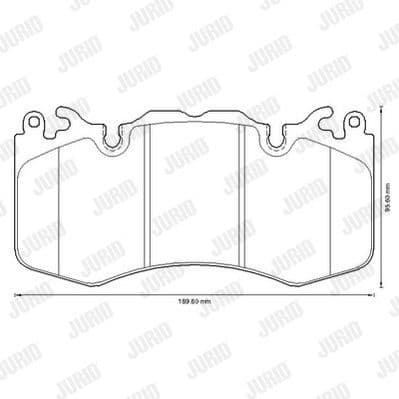 Brake Pad Set, disc brake 573343J