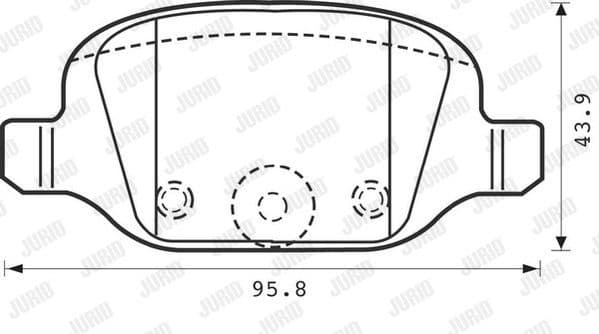 Brake Pad Set, disc brake 573019J