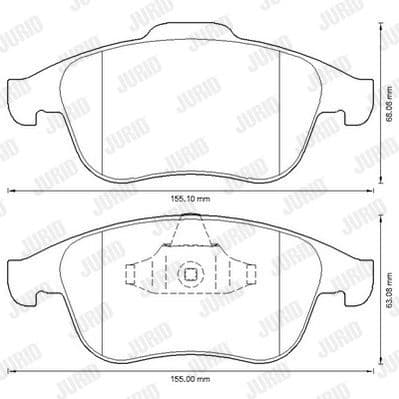 Brake Pad Set, disc brake 573316J