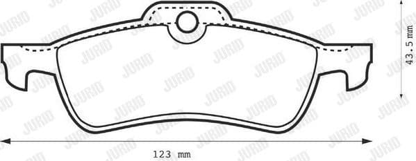 Brake Pad Set, disc brake 573056J