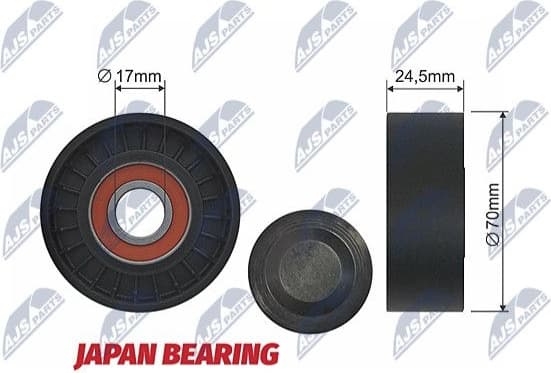 Belt Tensioner, V-ribbed belt RNK-MS-020