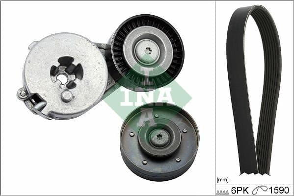 V-ribbed Belt Set 529 0500 10