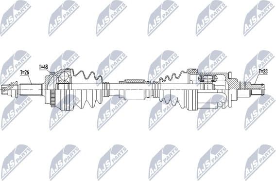 Drive Shaft NPW-TY-131 - image 4