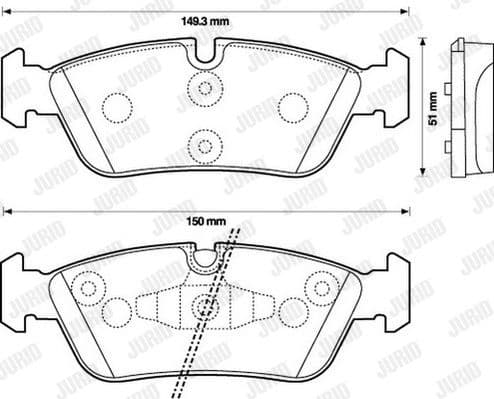 Brake Pad Set, disc brake 573138J
