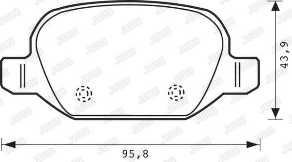 Brake Pad Set, disc brake 573014J