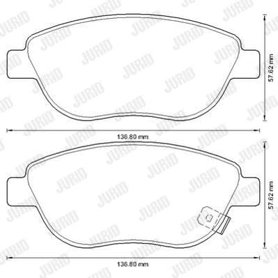 Brake Pad Set, disc brake 573308J