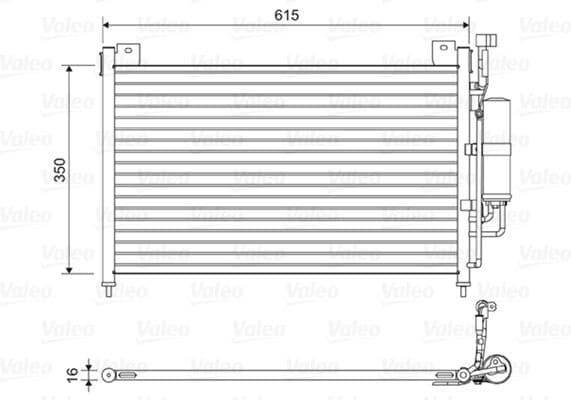 Condenser, air conditioning 814038