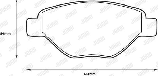 Brake Pad Set, disc brake 573123J