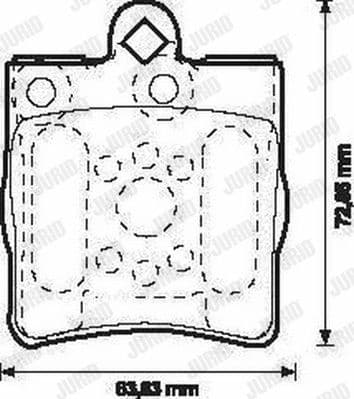 Brake Pad Set, disc brake 571925J - image 2