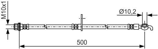 Brake Hose 1 987 481 A37 - image 5