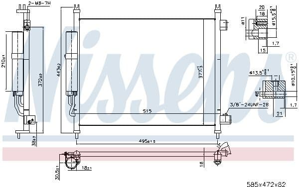 Condenser, air conditioning 940600