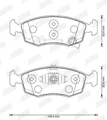 Brake Pad Set, disc brake 573366J - image 2