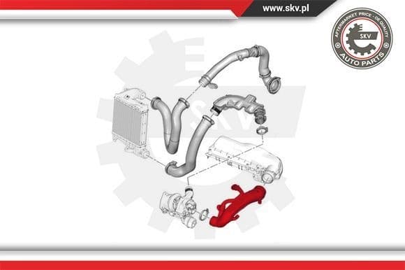 Charge Air Hose 43SKV087 - image 5