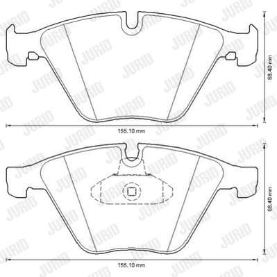 Brake Pad Set, disc brake 573305J