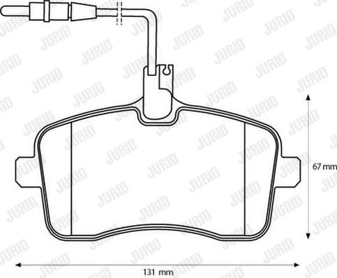 Brake Pad Set, disc brake 573132J