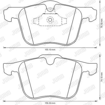 Brake Pad Set, disc brake 573179J
