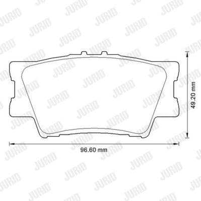Brake Pad Set, disc brake 572595J