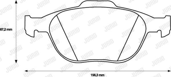 Brake Pad Set, disc brake 573085J