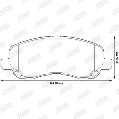 Brake Pad Set, disc brake 573278J - image 2