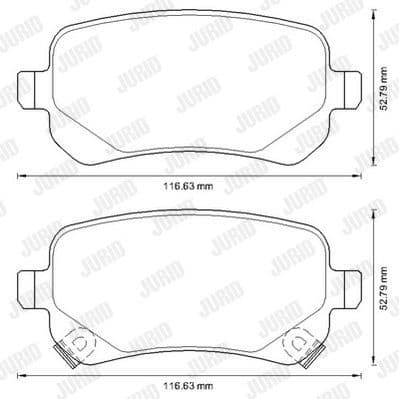 Brake Pad Set, disc brake 573299J - image 2