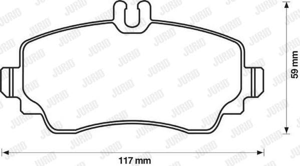 Brake Pad Set, disc brake 571945J
