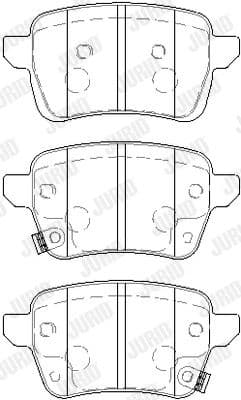 Brake Pad Set, disc brake 573689J
