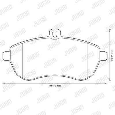 Brake Pad Set, disc brake 573257J - image 2
