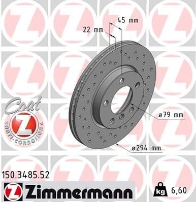 Brake Disc SPORT BRAKE DISC Z 150.3485.52