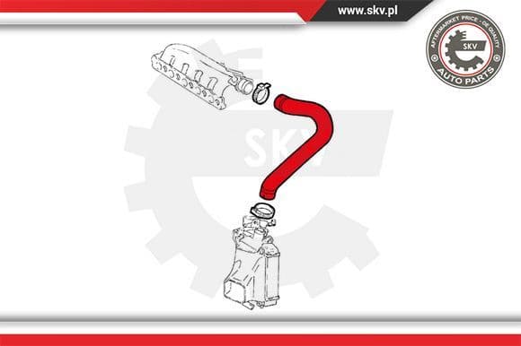 Charge Air Hose 43SKV074 - image 4