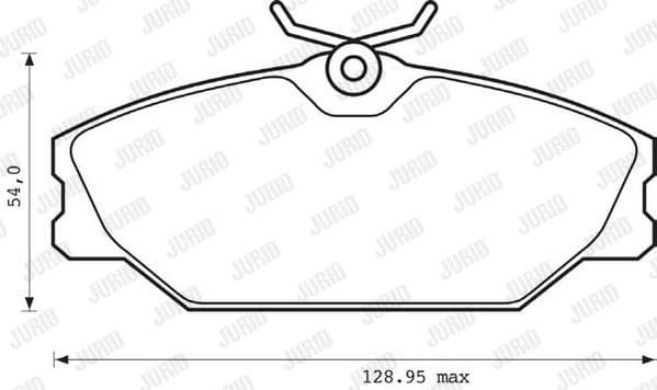 Brake Pad Set, disc brake 573008J - image 2