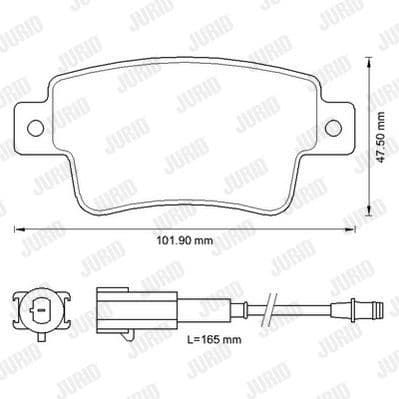 Brake Pad Set, disc brake 573345J