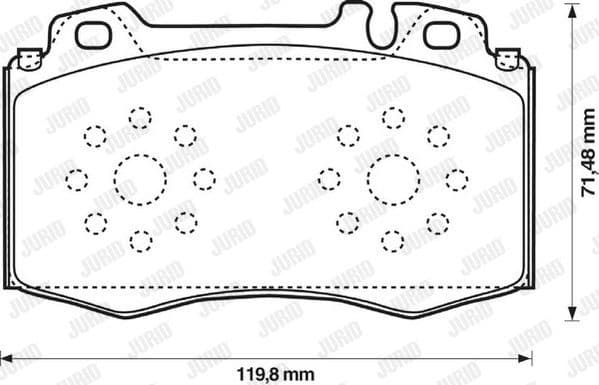 Brake Pad Set, disc brake 573092J