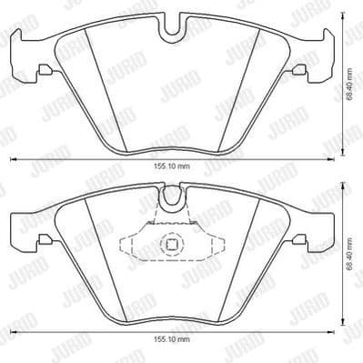 Brake Pad Set, disc brake 573181J - image 2