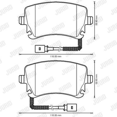 Brake Pad Set, disc brake 573225J - image 2