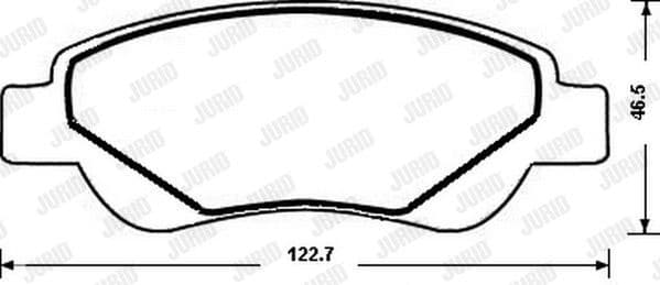 Brake Pad Set, disc brake 573135J - image 2