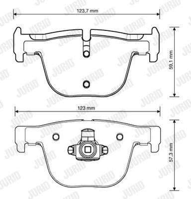 Brake Pad Set, disc brake 573354J - image 2