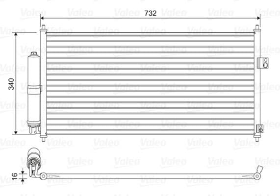 Condenser, air conditioning 814032
