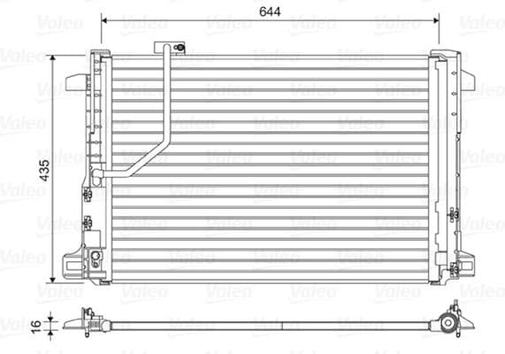 Condenser, air conditioning 814044