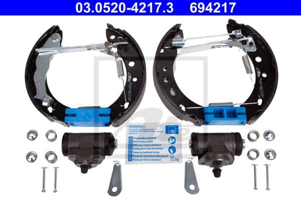 Brake Shoe Set Original ATE TopKit 03.0520-4217.3