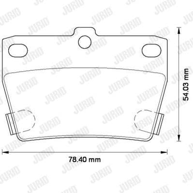 Brake Pad Set, disc brake 572488J