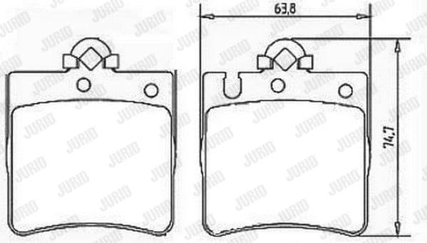 Brake Pad Set, disc brake 571988J - image 2