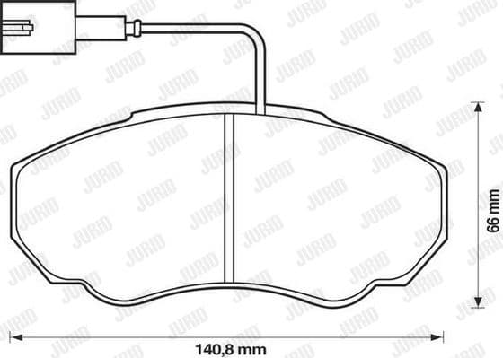 Brake Pad Set, disc brake 573113J