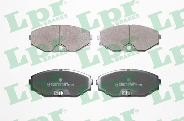 Brake Pad Set, disc brake 05P1357