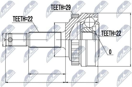 Joint Kit, drive shaft NPZ-PL-005 - image 2