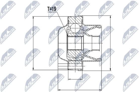 Joint, propshaft NPW-VV-005 - image 2