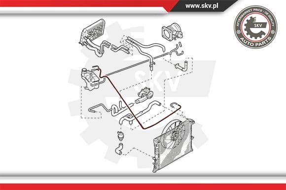 Radiator Hose 24SKV289 - image 2