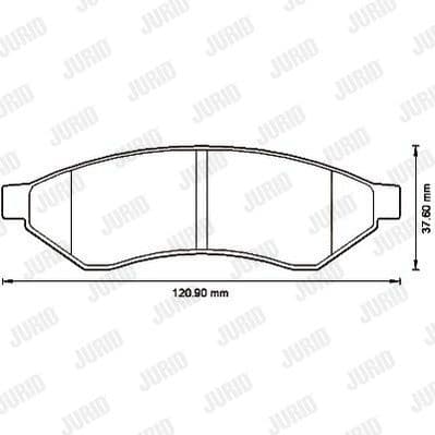Brake Pad Set, disc brake 573215J - image 2