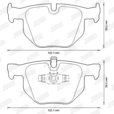 Brake Pad Set, disc brake 573285J